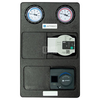 Grupa pompowa AFRISO PrimoTherm K 180-2 DN 25 WP 3-WM-R GZ x GW 1 1/2'' x 1'', z zaworem mieszającym, z izolacją, z pompą obiegową Wilo Para SC 25/6