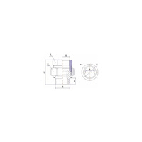 Złączka UNIPAK 0R43410003, 3/4'' (GW x GZ)