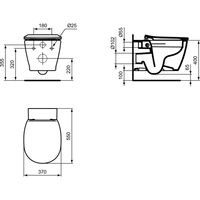 Miska WC wisząca IDEAL STANDARD CONNECT