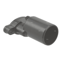 Króciec przyłączeniowy Geberit d50, do wpustu Varino 13 x 13 cm: Czarny