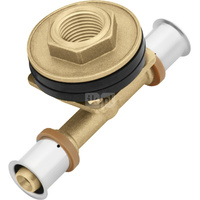 Trójnik mosiężny do suchej zabudowy GW ultraPRESS - 20 Rp1/2" L = 62 mm