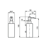 CONNECT DOZOWNIK METALOWY NA MYDŁO