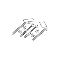 TECEprofil - mocowanie stelaża podtynkowego narożnikowe 45 stopni