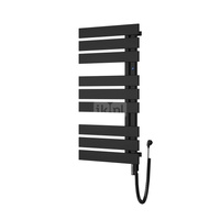 Grzejnik elektryczny (suszarka) INSTAL-PROJEKT NAMELESS ELECTRO, wym. 1186 (1291 z grzałką)/600 mm, kolor czarny,  moc 600 W