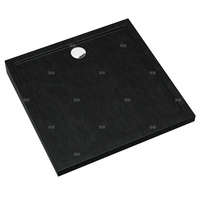Schedpol Brodzik akrylowy Standard Plus Caspar New Black Stone 90x90x4,5 cm, kwadratowy
