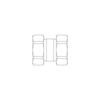 Śrubunek podwójny G ¾ GW x G ¾ NZ / 19,5 mm