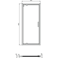 CONNECT 2 DRZWI PV 90 TSP SIL.BR