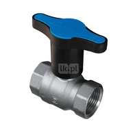 Zawór kulowy HERZ MODUL mosiądz niklowany, PN25 DN 50 GW, uchwyt: motylek