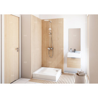 Brodzik akrylowy kwadratowy "Grando" Plus 80x80x17 głęb. 7 cm