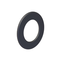 Rozeta maskująca Okrągły JEREMIAS FERRO1422 stal, średnica wewnętrzna 130 mm, kolor czarny