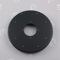 Rozeta z uszczelką  do baterii wannowej wolnostojącej MOZA BLACK