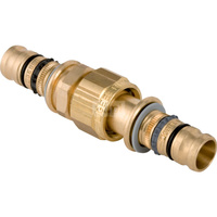 Śrubunek GEBERIT Mepla, Cu / Cu, 63 mm, DN 50 x 63 mm x DN 50 (końcówka wciskowa x końcówka wciskowa), (głębokość: 37 mm) z uszczelką