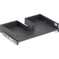 Szuflada górna Geberit do szafki pod umywalkę meblową Selnova Square, z dwiema szufladami: Szerokość umywalki=60cm, Lava / Matowy