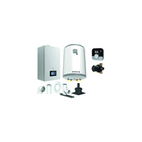 Pakiet - Kocioł gazowy jednofunkcyjny DE DIETRICH Virtuens Smart 15 kondensacyjny wiszący 2.6 - 16.3 kW + RegulatorSMART TC + Zestaw powietrzno-spalinowy szachtowyBazowy PP/Alu fi 60/100 na fi 80 + Zasobnik c.w.uAQUAvie100 + Filtr magnetyczny XS90 A