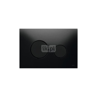 Przycisk spłukujący do stelaża (Mechaniczny) TECE loop szkło, kolor czarny