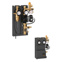 Grupa pompowa do instalacji solarnych, zasilanie i powrót. Przystosowana do montażu regulatora cyfrowego DeltaSol C+.3/4" GW 1÷1