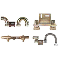 Monozłącze pod gazomierz G4/G6 130mm, GZ 1'' x GZ 1/2'', blokowe