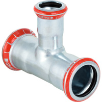 Trójnik GEBERIT Mapress C-Stahl redukcja 90' stal (ocynk) 88.9 mm x 28 mm x 88.9 mm MZ