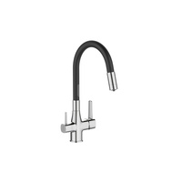 Bateria zlewozmywakowa z filtrem Glamour chrom/czarny