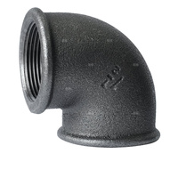 Kolano nakrętne czarne 1/2'' A1 STRONG_S