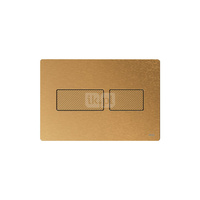 Przycisk spłukujący do stelaża (Mechaniczny) TECE solid metal, kolor mosiądz szczotkowany o strukturze diamentowej