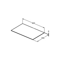 CONCA BLAT CERAM. 80 X 50.5 CM BLM BC/NC