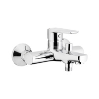 Bateria wannowa ścienna KFA Armatura NEON, kolor chrom