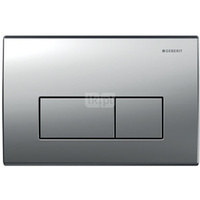 Przycisk uruchamiający Geberit Kappa50 do spłukiwania dwudzielnego: Chrom matowy