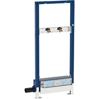 Stelaż podtynkowy z odpływem ściennym, do baterii umywalkowej ściennej natynkowej GEBERIT Duofix, 1300 x 500 x 125 mm, do wysokości wylewki, przy wpuście 90–200mm