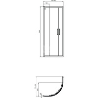 CONNECT 2 Kabina 80x80 IC SBL CLR