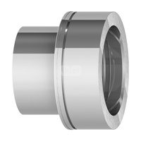 Przejście EW-DW JEREMIAS 205-DWETN37 stal nierdzewna fi 350 mm