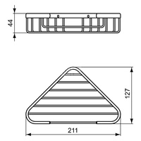 IOM KOSZYK NA GĄBKĘ CHROM