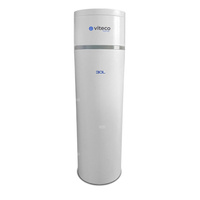 Kompaktowy zmiękczacz wody Viteco SMART RAIN PLUS 30L z kompletnym zestawem filtracji wstępnej, zestawem do mierzenia twardości wody, wężami przyłączeniowymi 60 cm i wężem do popłuczyn 3 mb.