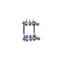 Rozdzielacz, stal, zasilanie góra 0-4l/min,w zestawie spust/odpowietrzenie HKV2013A-50-1" 0-4 VA12