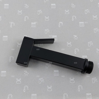 Rączka natryskowa do baterii bidetowej podtynkowej LOGON BLACK