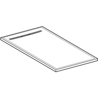 Brodzik prostokątny Geberit Sestra: 140x90x4cm, Szary / Struktura łupka