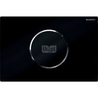 Elektroniczny zestaw uruchamiający WC Geberit, IR, zasilanie bateryjne, Sigma10, 12cm, czarny-chrom bł.