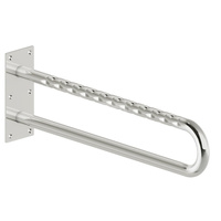 Poręcz ścienna Koło Lehnen Funktion, L60cm, stal nierdzewna falista