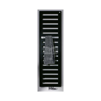 Grzejnik Zehnder Metropolitan Bar MEP-080-060 - 600 mm, kolor biały RAL9016, złącze Code S012, konsole ścienne Metropolitan, 4 zestawy naścienne
