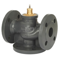 Zawór regulacyjny 3-drożny DANFOSS żeliwo kołnierz DN 15, 15 mm, max. 130'C, max. 1bar, ze sterowaniem elektrycznym