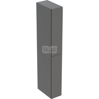 Wysoka szafka Geberit, z dwoma schowkami wysuwanymi: 24x180x48cm, Korpus i front: lava / lakierowany matowy