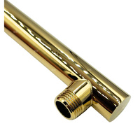 Ramię do baterii podtynkowej Glamour, złoty