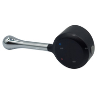 Uchwyt do baterii Pingo, czarny/ chrom