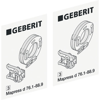 Naklejka identyfikacyjna - opaska zaciskowa Mapress d76.1/88.9 (3) zest.-2