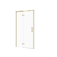 DRZWI NA ZAWIASACH KABINY PRYSZ LARGA ZŁOTA MAT 100X195 LEWE TRANS