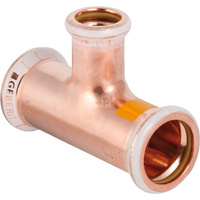 Trójnik GEBERIT Mapress Kupfer Gas redukcja, do gazu Cu 42 mm x 28 mm x 42 mm MZ