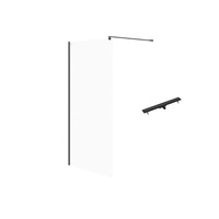 SET C76 WALK-IN MILLE CZARNY 100X200+ODPŁYW LINIOWY TAKO 90 CZARNY WIR