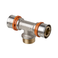 Trójnik z gwintem zewnętrznym Invena PROV