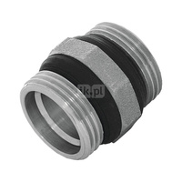 Nypel niklowany z uszczelką GZ - G1"