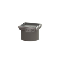 Kratka KESSEL kwadratowa ze stalowai nierdzewnej 110x110mm do wpustu